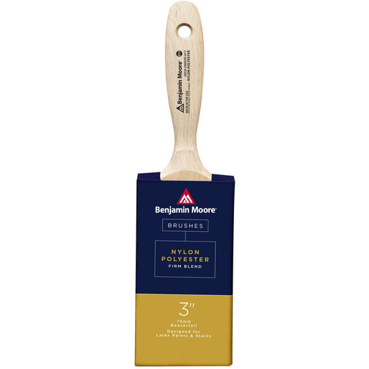 3" Nylon / Poly Beavertail Varnish Brush